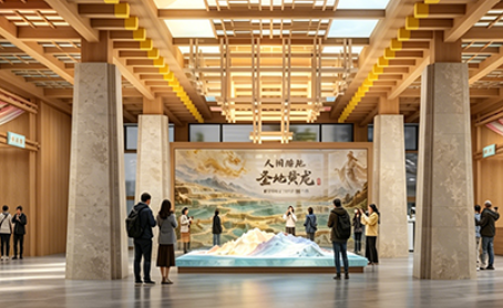 人间瑶池新客厅｜峰域空间设计・黄龙游客中心